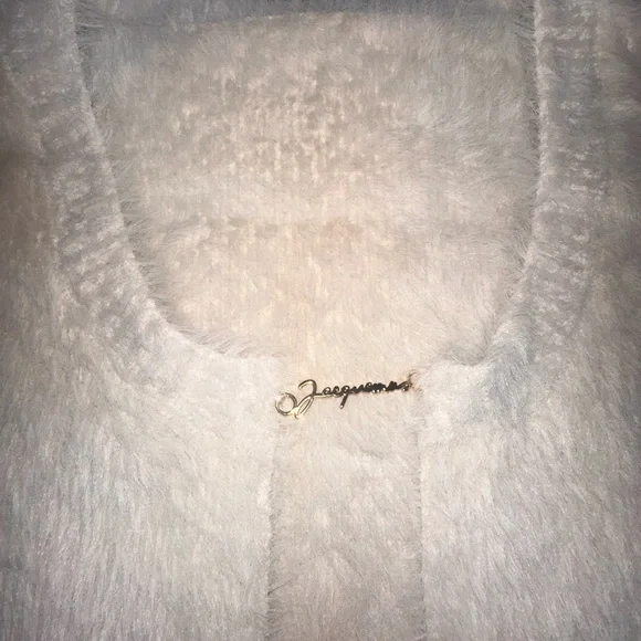 Jacquemus Cream Fuzzy Cardigan - Picture 2 of 3